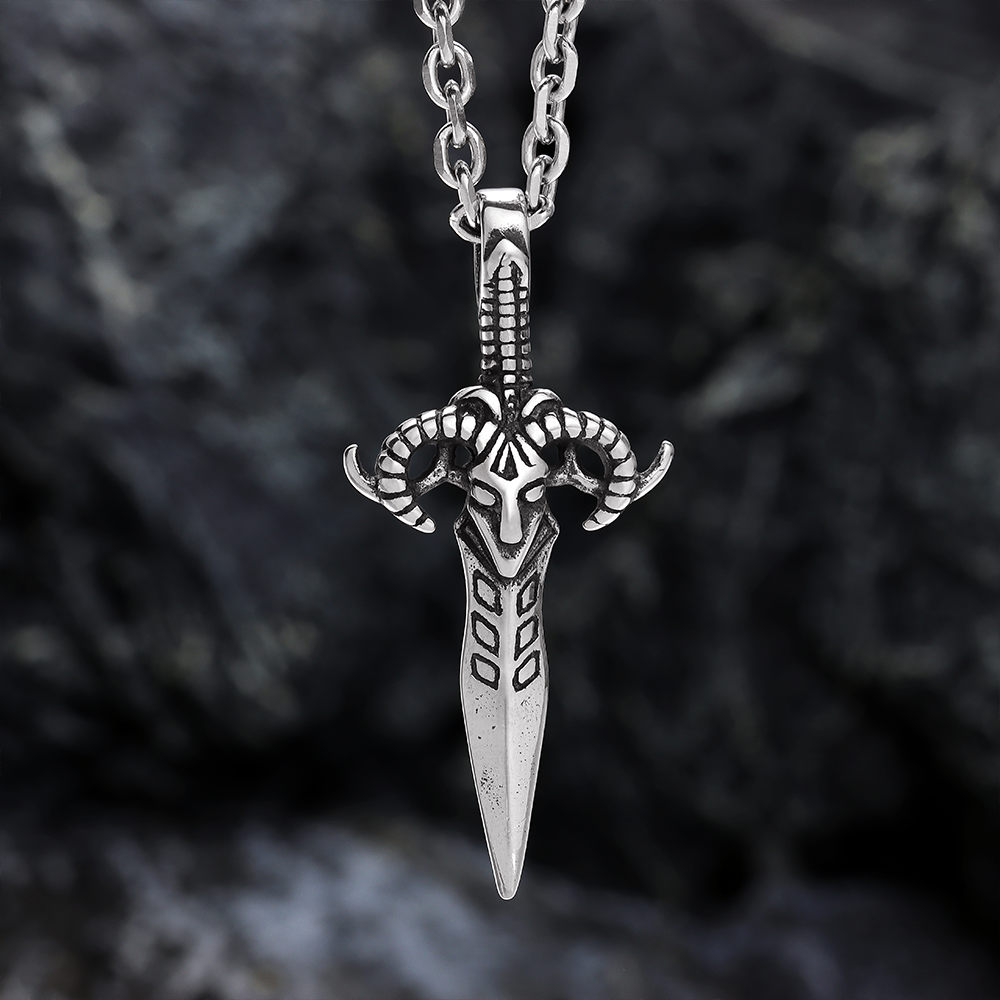 Sheep Head Sword Pendant